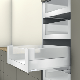 Binnenvoorraadlade E BOXCOVER met glazen ladefront (H: 209 mm)