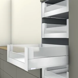 Binnenvoorraadlade E BOXCOVER met half glazen ladefront (H: 209 mm)