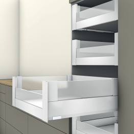 Binnenvoorraadlade E BOXCOVER met half glazen ladefront (H: 209 mm)