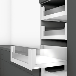 Binnenlade FCX met laag inschuifelement uit glas (H: 177 mm)