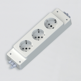 Blok met meerdere stopcontacten