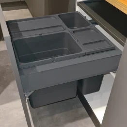 Hangende afvalemmer voor afvalsortering MERIVOBOX