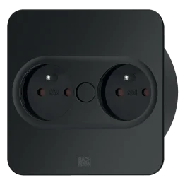 Blok met 2 inbouwstopcontacten Twist 2