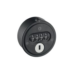 Rond cijferslot en sleutel vrije code