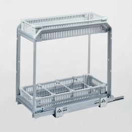 Uittrekelement met geïntegreerde demping