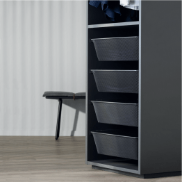 Mand MESH antraciet