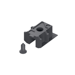 Eindkap voor bovenrail Clipo 26/36