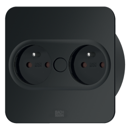 Blok met 2 inbouwstopcontacten Twist 2